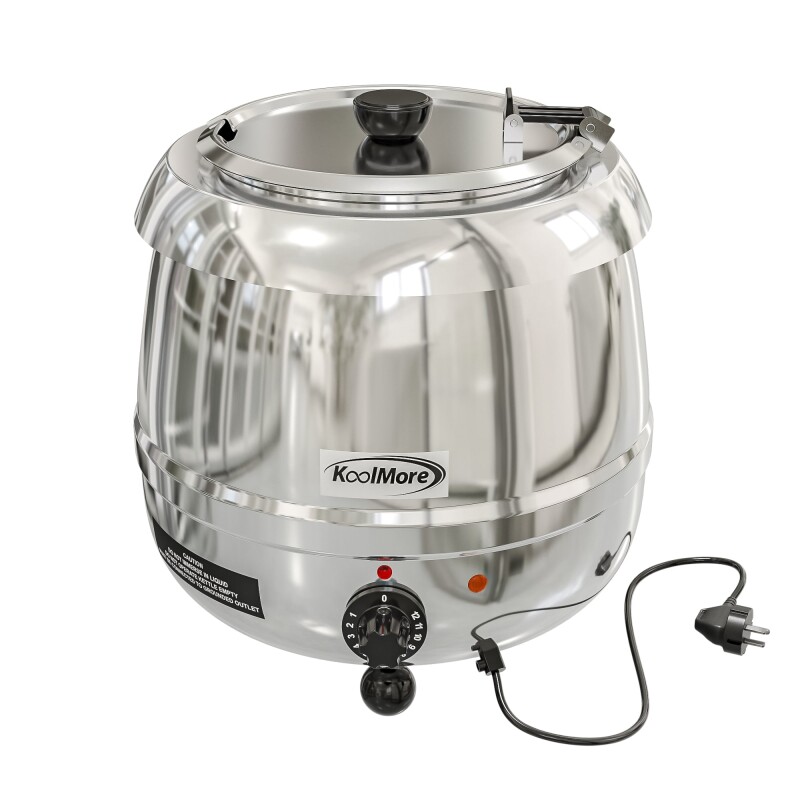 11.5 Qt. Round Countertop Stainless-Steel Food / Soup Kettle Warmer SKSS3G, product image 7 of 10