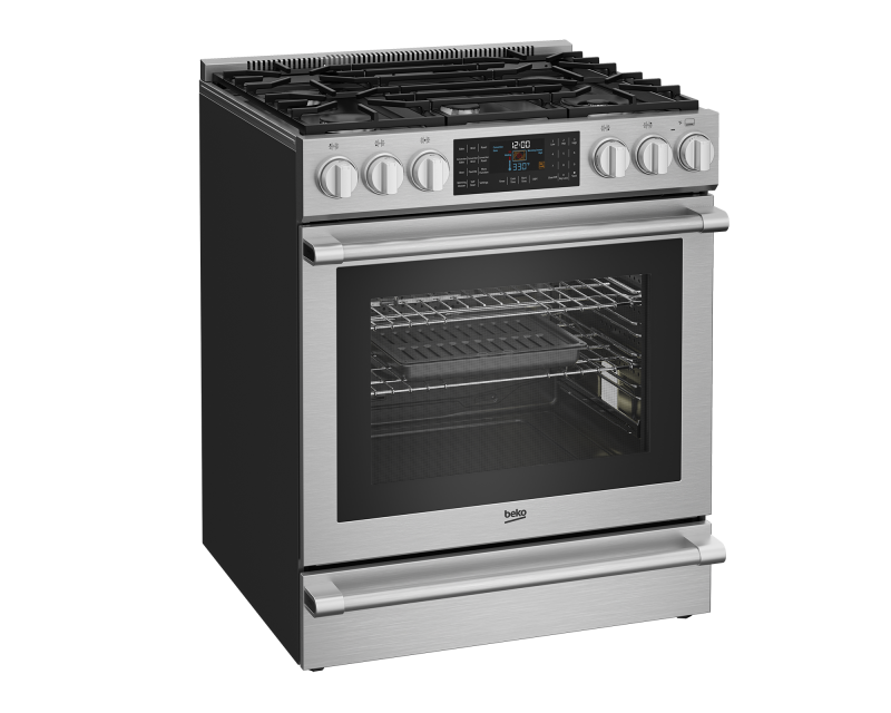 30" Slide-In Dual Fuel Range view 2