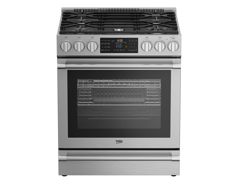 30" Slide-In Dual Fuel Range view 3