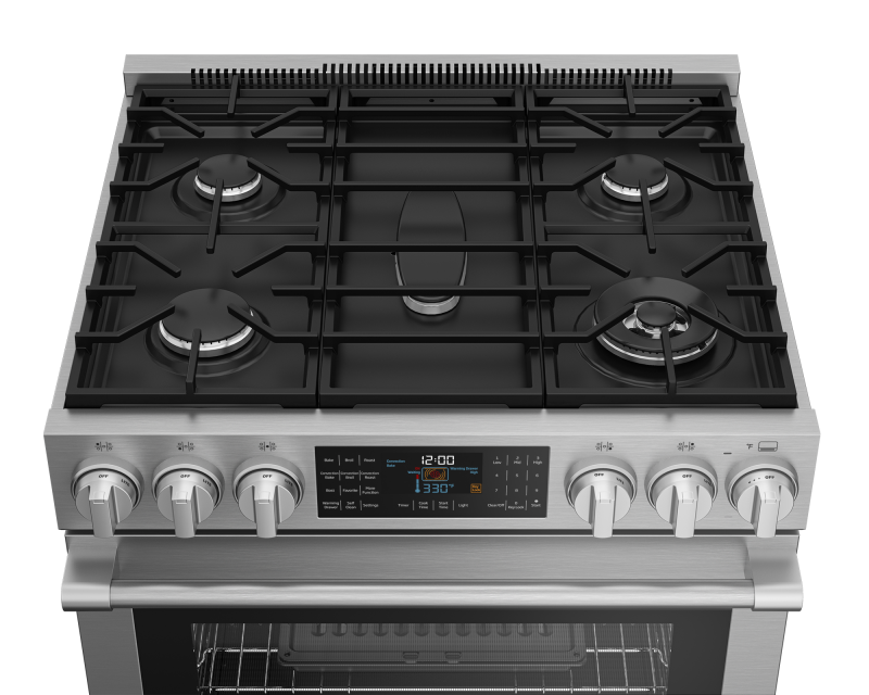 30" Slide-In Dual Fuel Range view 4