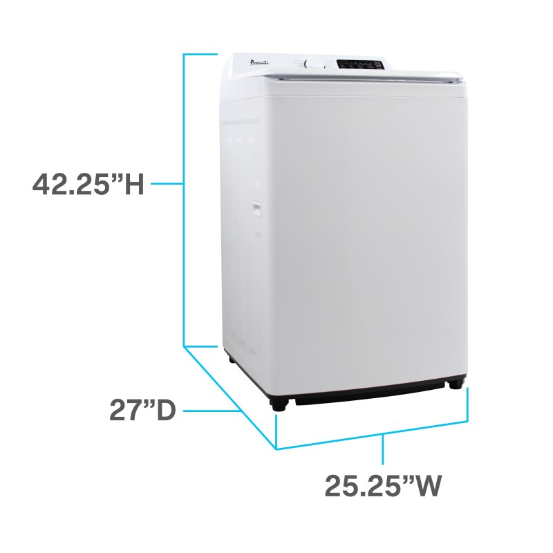 Compact Top Load Washing Machine, 3.7 cu. ft. Capacity SLTW37D0W