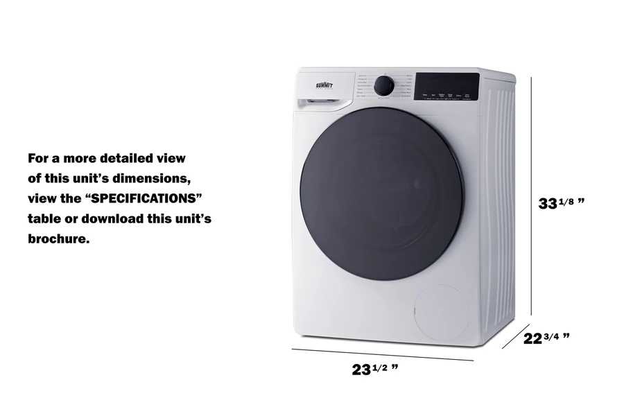 24" Wide 208-240V Washer SLW341