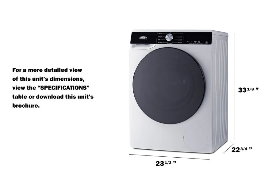 24" Wide 208-240V Washer SLW343