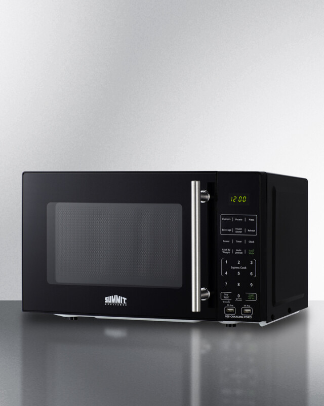 Compact Microwave with USB Ports and Allocator view 2