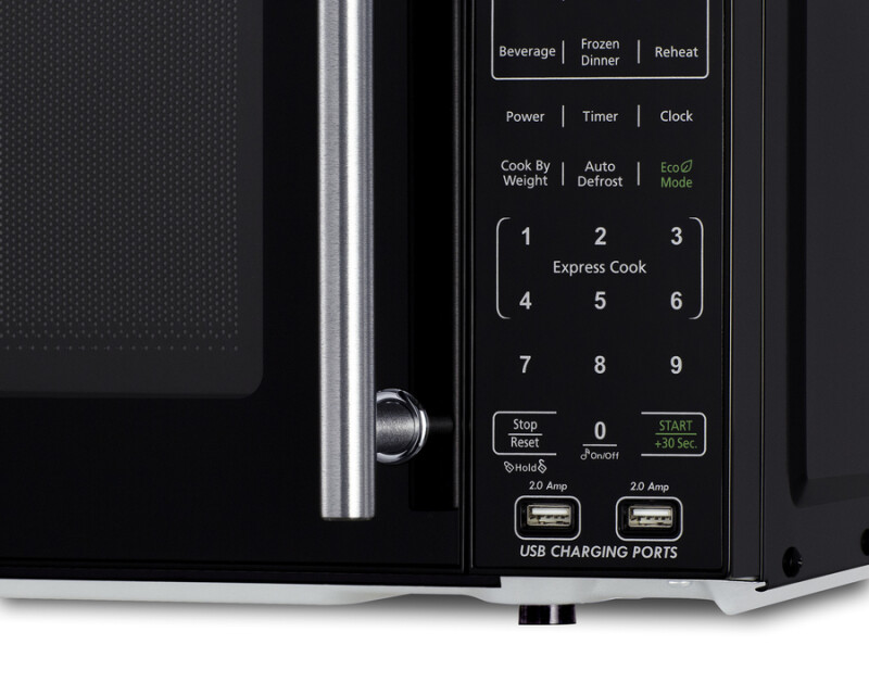 Compact Microwave with USB Ports and Allocator view 4