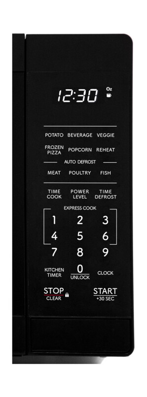 0.7 Cu. Ft. 700w Black Countertop Microwave Oven SMC0760KB
