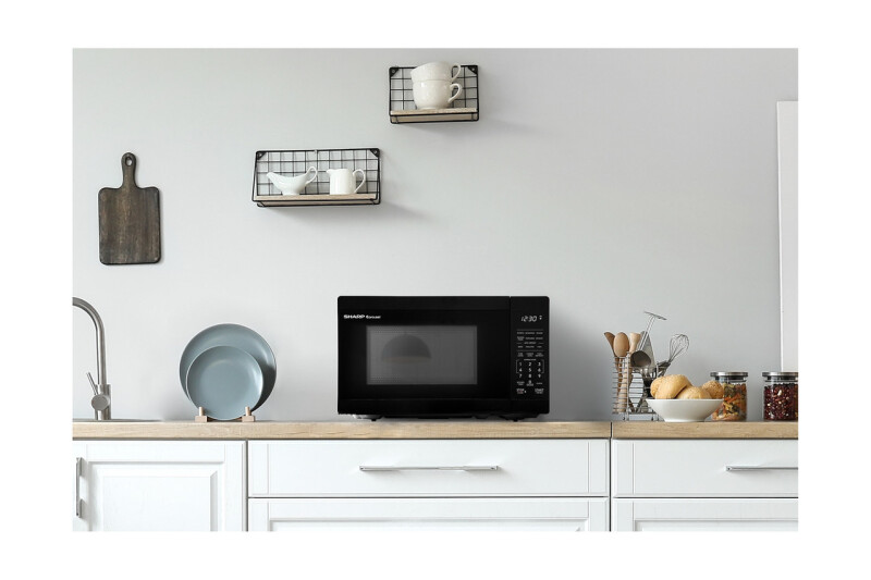 0.7 Cu. Ft. 700w Black Countertop Microwave Oven SMC0760KB