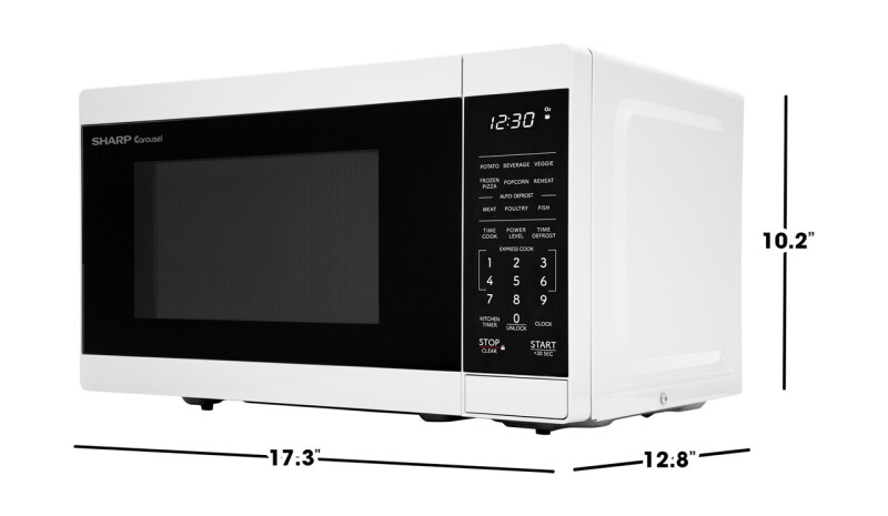 0.7 Cu. Ft. 700w White Countertop Microwave Oven SMC0760KW