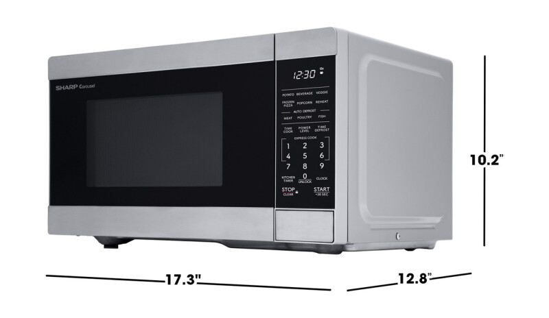 0.7 Cu. Ft. 700w Stainless Steel Countertop Microwave Oven SMC0761KS