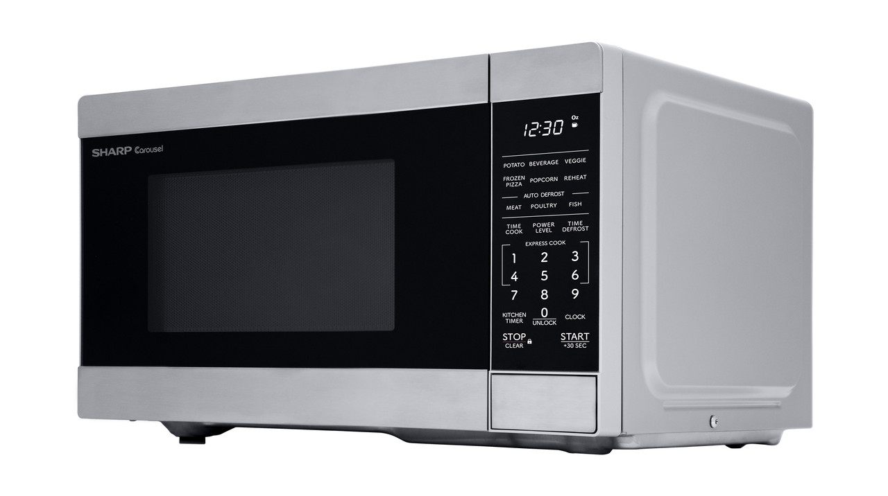 0.9 Cu. Ft. 900w Stainless Steel Countertop Microwave Oven view 3