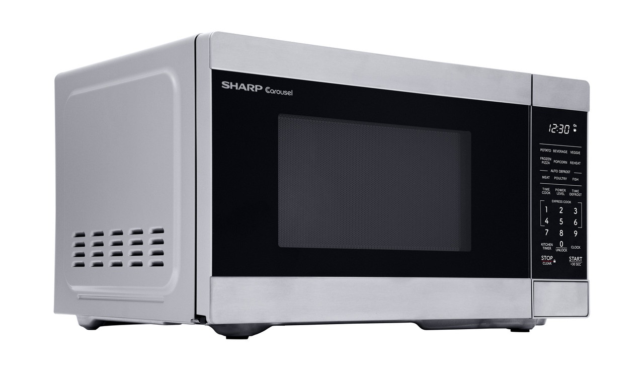 0.9 Cu. Ft. 900w Stainless Steel Countertop Microwave Oven view 4