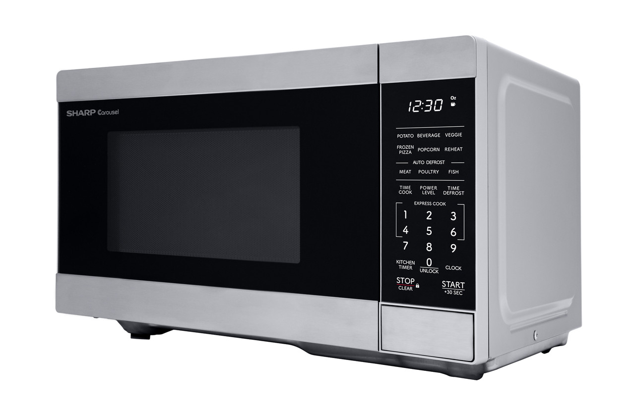 0.9 Cu. Ft. 900w Stainless Steel Countertop Microwave Oven view 6