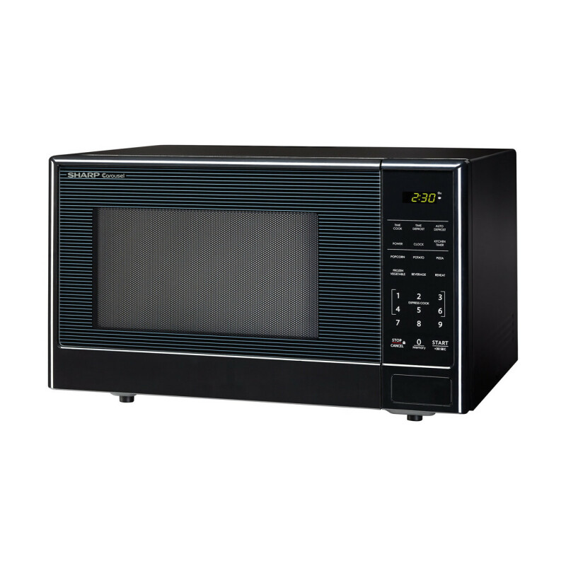 1.1 cu. ft. 1000WBlack Carousel Countertop Microwave Oven SMC1111AB