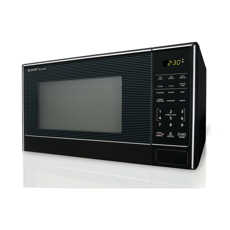 1.1 cu. ft. 1000WBlack Carousel Countertop Microwave Oven SMC1111AB