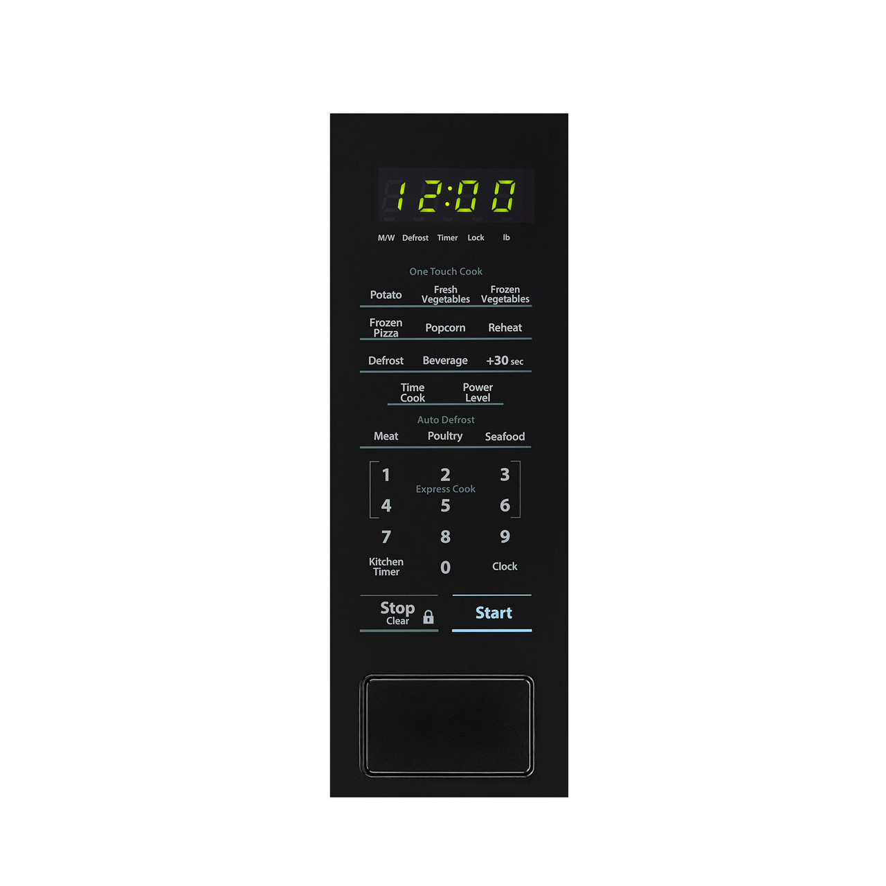 1.1 cu. ft. 1000W Sharp Countertop Black Microwave SMC1131CB