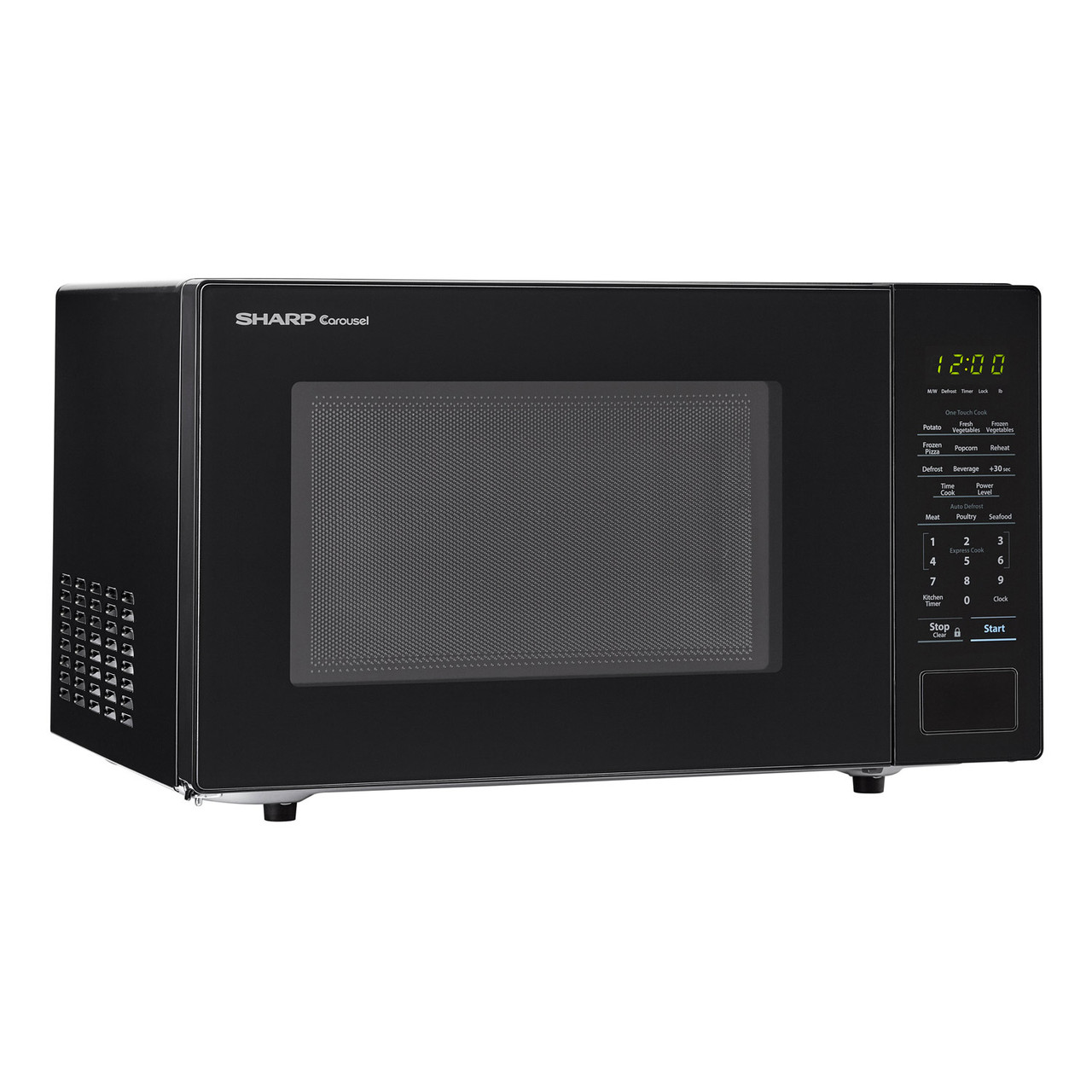 1.1 cu. ft. 1000W Sharp Countertop Black Microwave SMC1131CB