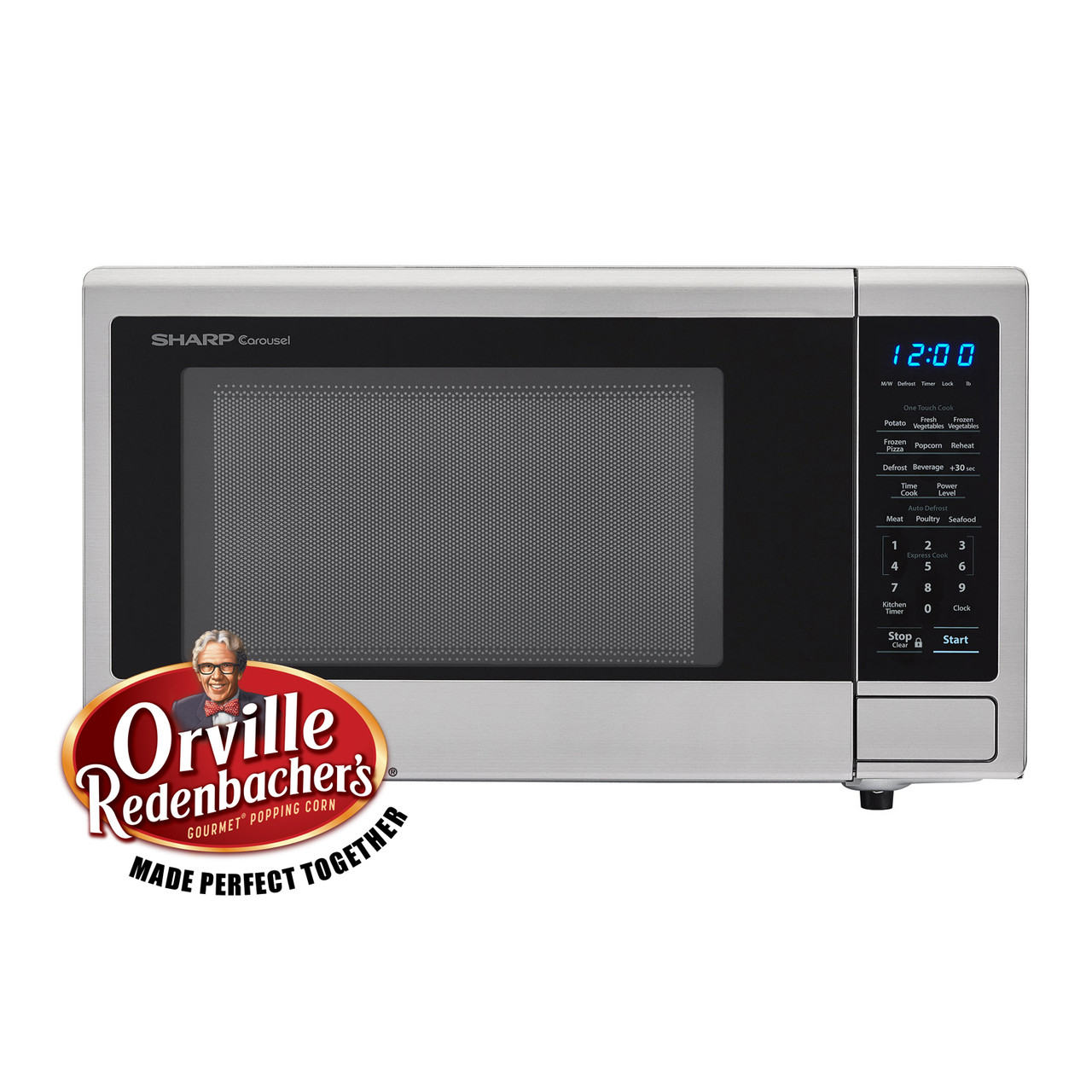 1.1 cu. ft. 1000W Carousel Countertop Microwave Oven SMC1132CS