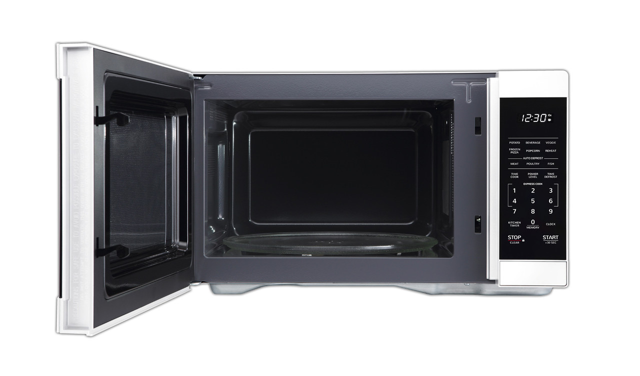 1.1 cu. ft. White Countertop Microwave Oven SMC1161HW