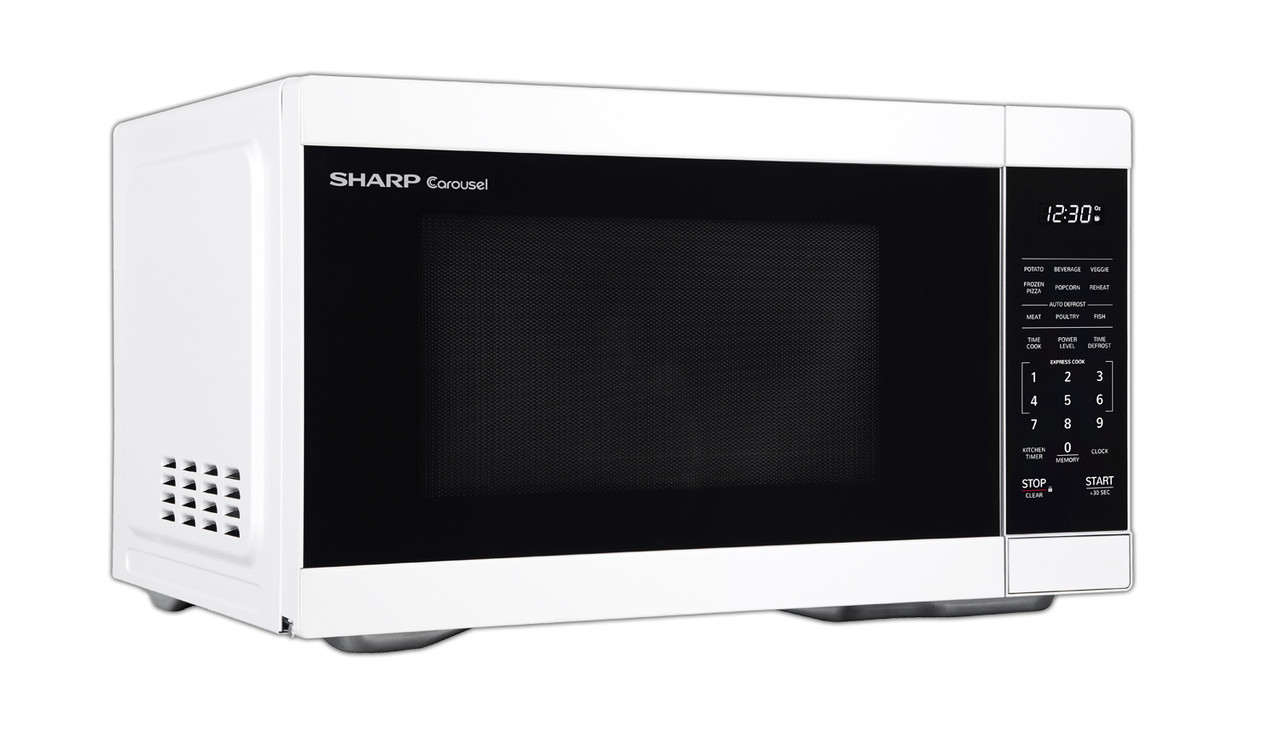 1.1 cu. ft. White Countertop Microwave Oven SMC1161HW