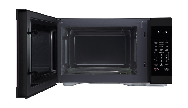 1.1 Cu. Ft. 1000w Black Countertop Microwave Oven view 5