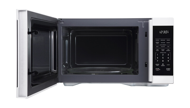 1.1 cu. ft. 1000W White Countertop Microwave Oven view 4