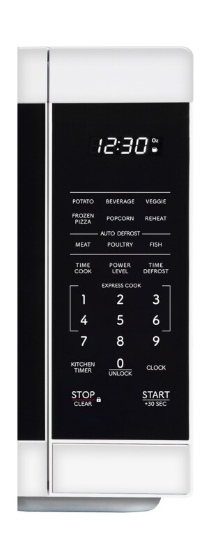 1.1 cu. ft. 1000W White Countertop Microwave Oven view 5