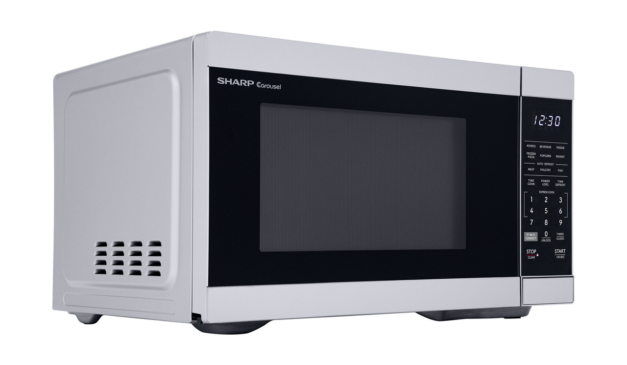 1.1 Cu. Ft. 1000w Smart Stainless Steel Countertop Microwave Oven view 6