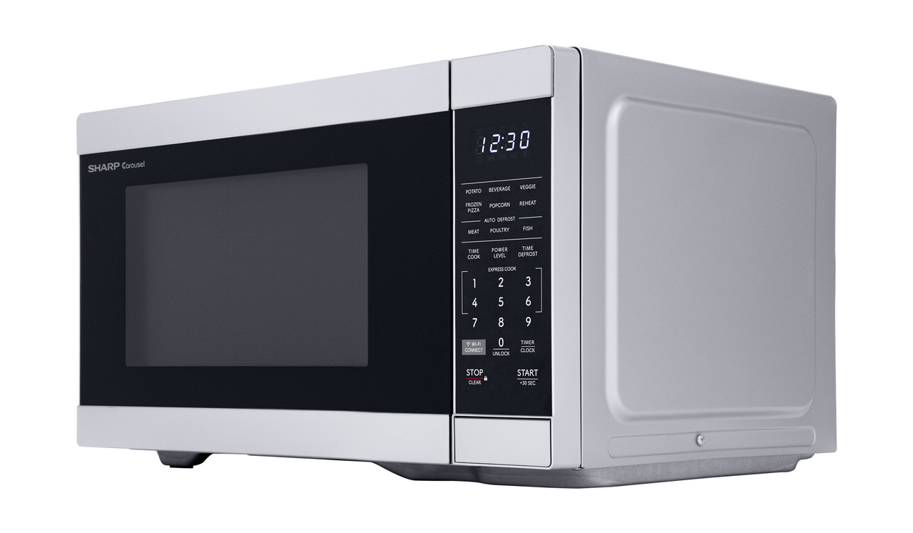 1.1 Cu. Ft. 1000w Smart Stainless Steel Countertop Microwave Oven view 4
