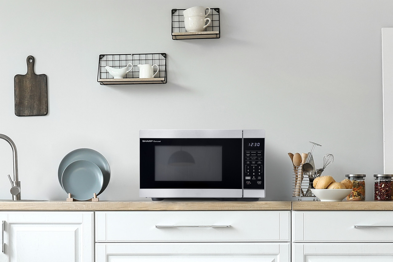 1.1 Cu. Ft. 1000w Smart Stainless Steel Countertop Microwave Oven view 14