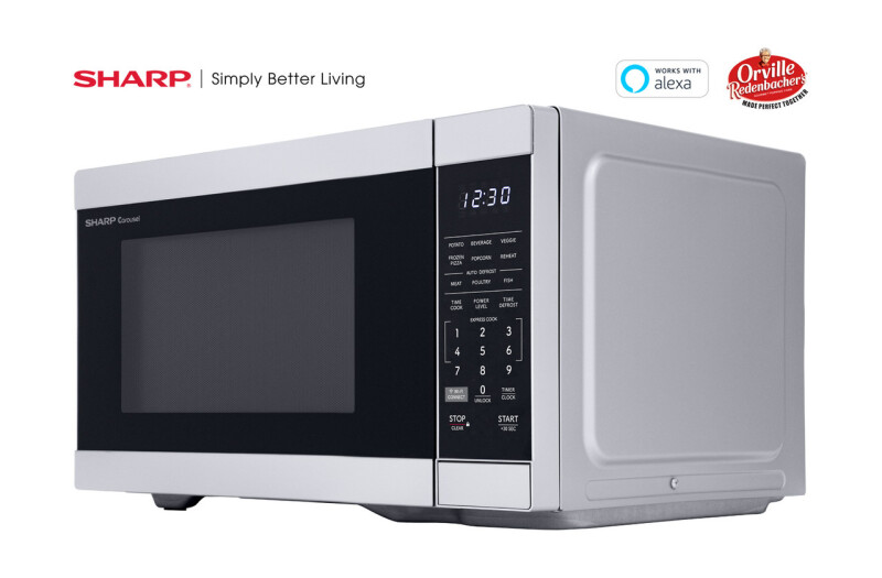1.1 Cu. Ft. 1000w Smart Stainless Steel Countertop Microwave Oven view 7