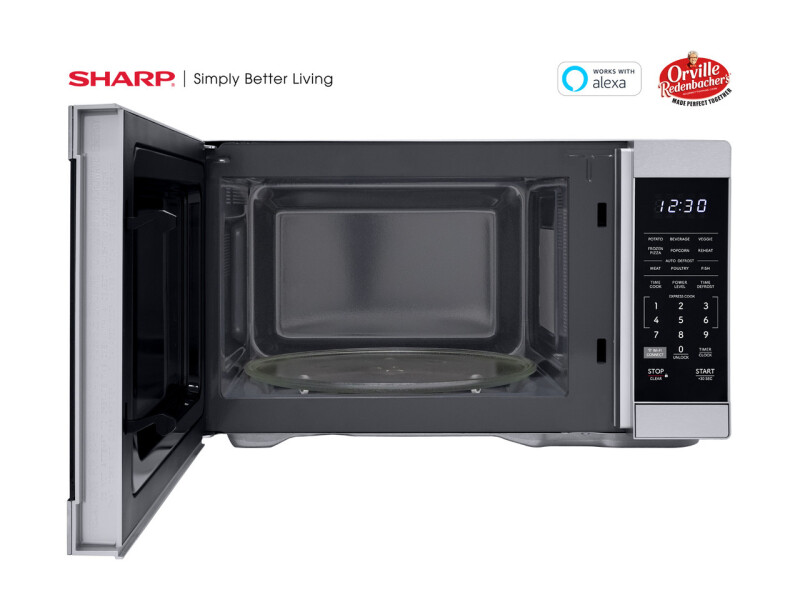 1.1 Cu. Ft. 1000w Smart Stainless Steel Countertop Microwave Oven view 9