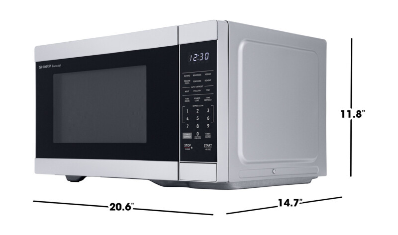 1.1 Cu. Ft. 1000w Smart Stainless Steel Countertop Microwave Oven view 13