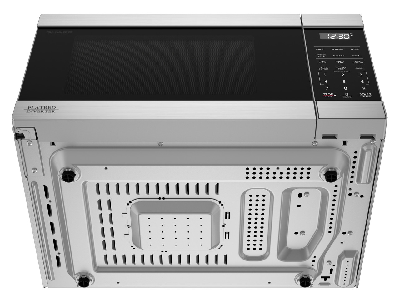 1.1 Cu. Ft. 1100w Flatbed Countertop Microwave Oven With Inverter Technology view 5