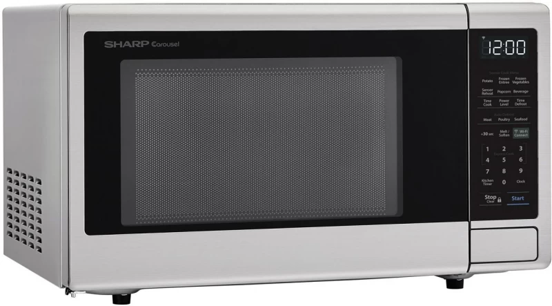 1.4 cu. ft. 1000W Smart Carousel Countertop Microwave Oven SMC1449FS