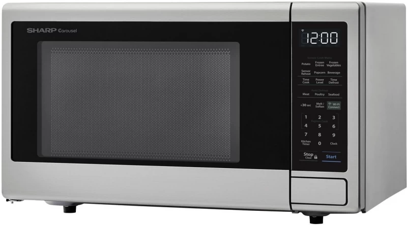 1.4 cu. ft. 1000W Smart Carousel Countertop Microwave Oven SMC1449FS