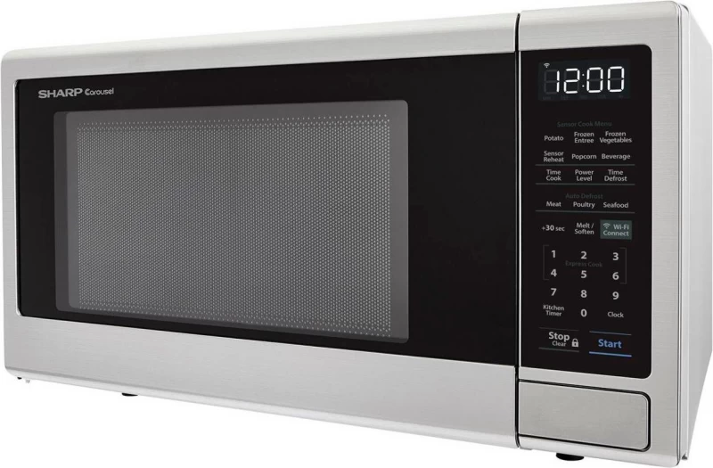 1.4 cu. ft. 1000W Smart Carousel Countertop Microwave Oven SMC1449FS