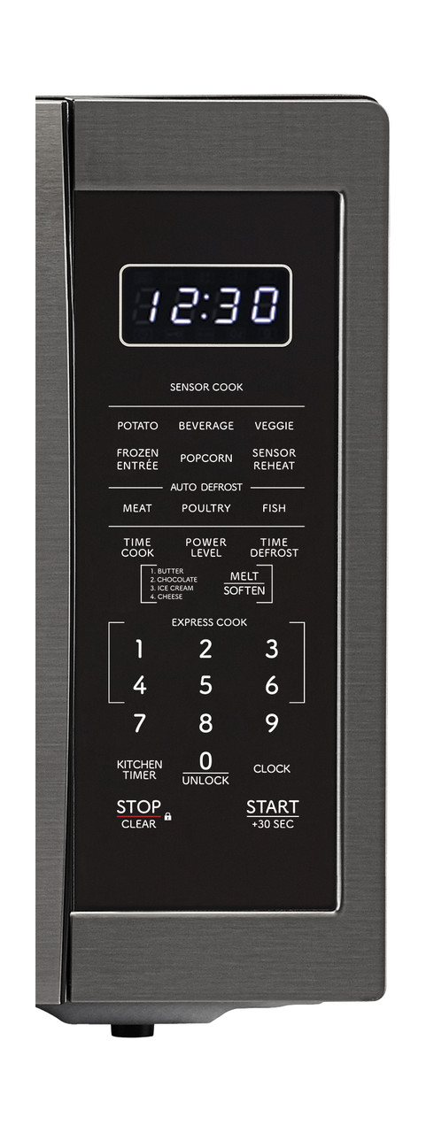 1.4 Cu. Ft. 1100w Black Stainless Steel Countertop Microwave Oven view 12