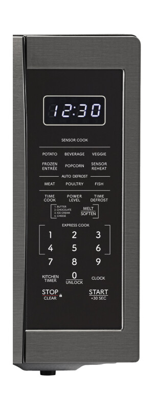 1.4 Cu. Ft. 1100w Black Stainless Steel Countertop Microwave Oven view 9