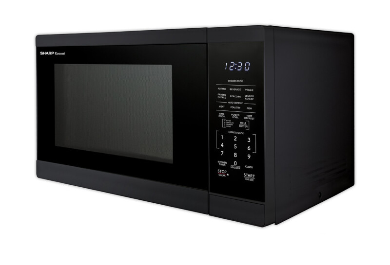 1.4 Cu. Ft. 1100w Black Countertop Microwave Oven view 5