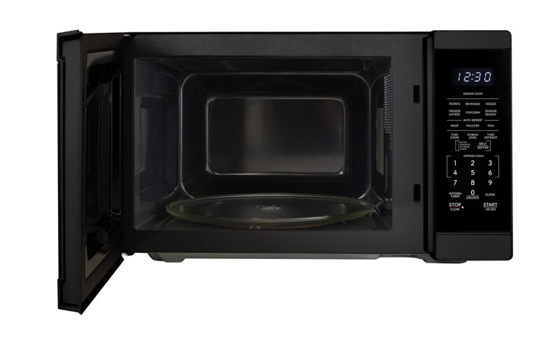 1.4 Cu. Ft. 1100w Black Countertop Microwave Oven view 7