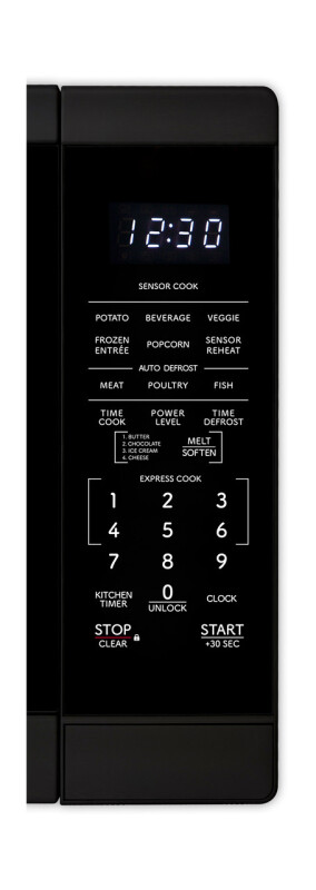 1.4 Cu. Ft. 1100w Black Countertop Microwave Oven view 9