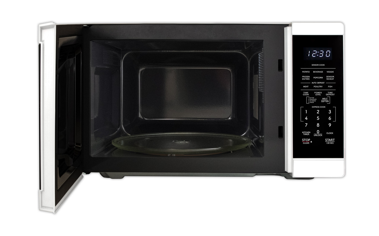 1.4 Cu. Ft. 1100w White Countertop Microwave Oven view 8