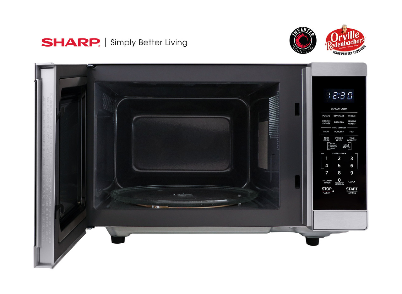 1.4 cu. ft. Family-Size Countertop Microwave Oven with Inverter Technology SMC1464HS