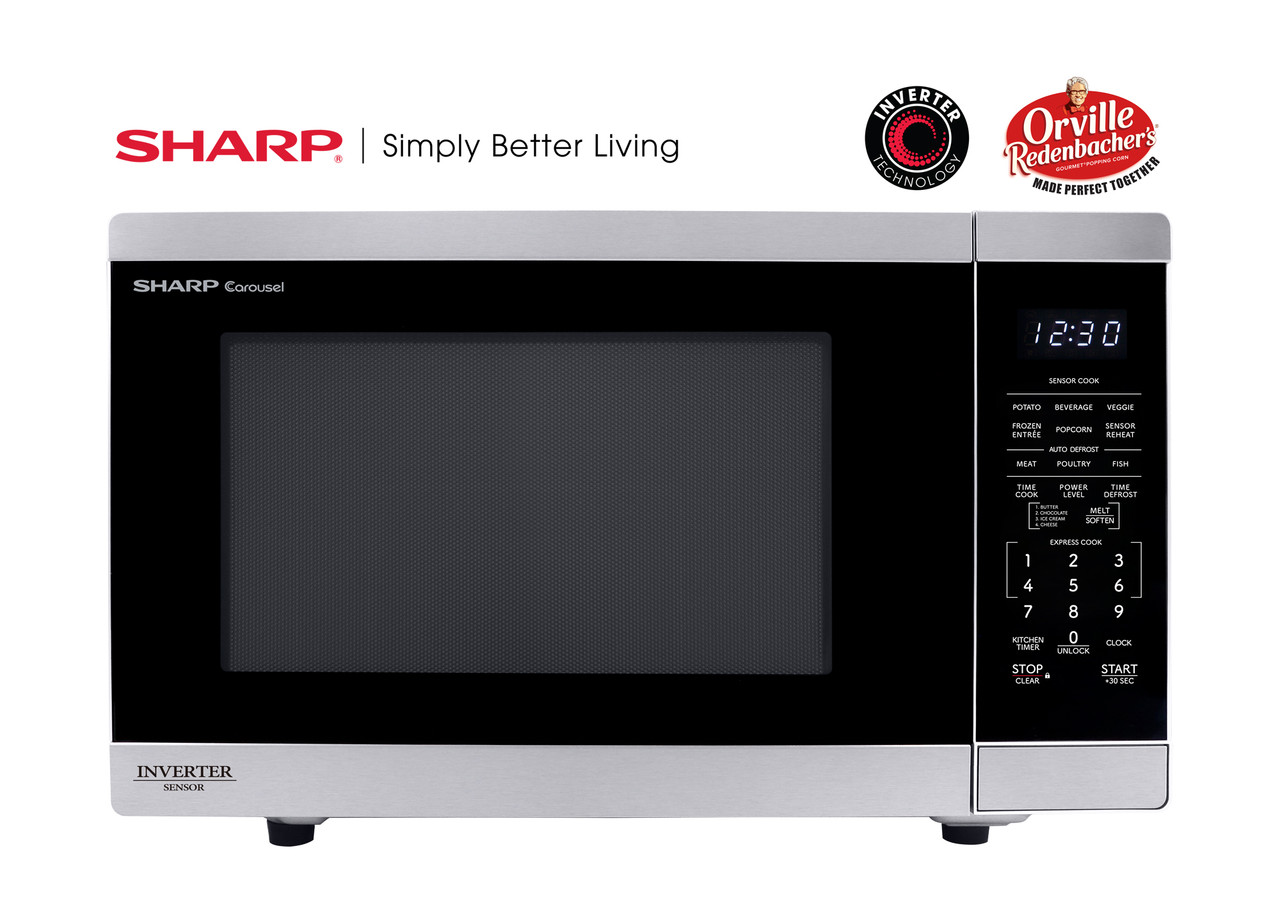 1.4 Cu. Ft. 1100w Stainless Steel Countertop Microwave Oven With Inverter Technology view 2