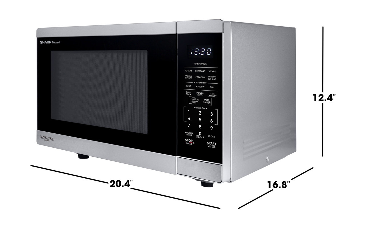 1.4 Cu. Ft. 1100w Stainless Steel Countertop Microwave Oven With Inverter Technology view 22