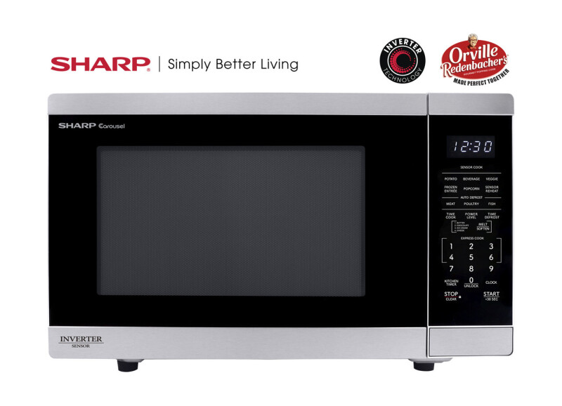 1.4 Cu. Ft. 1100w Stainless Steel Countertop Microwave Oven With Inverter Technology view 3