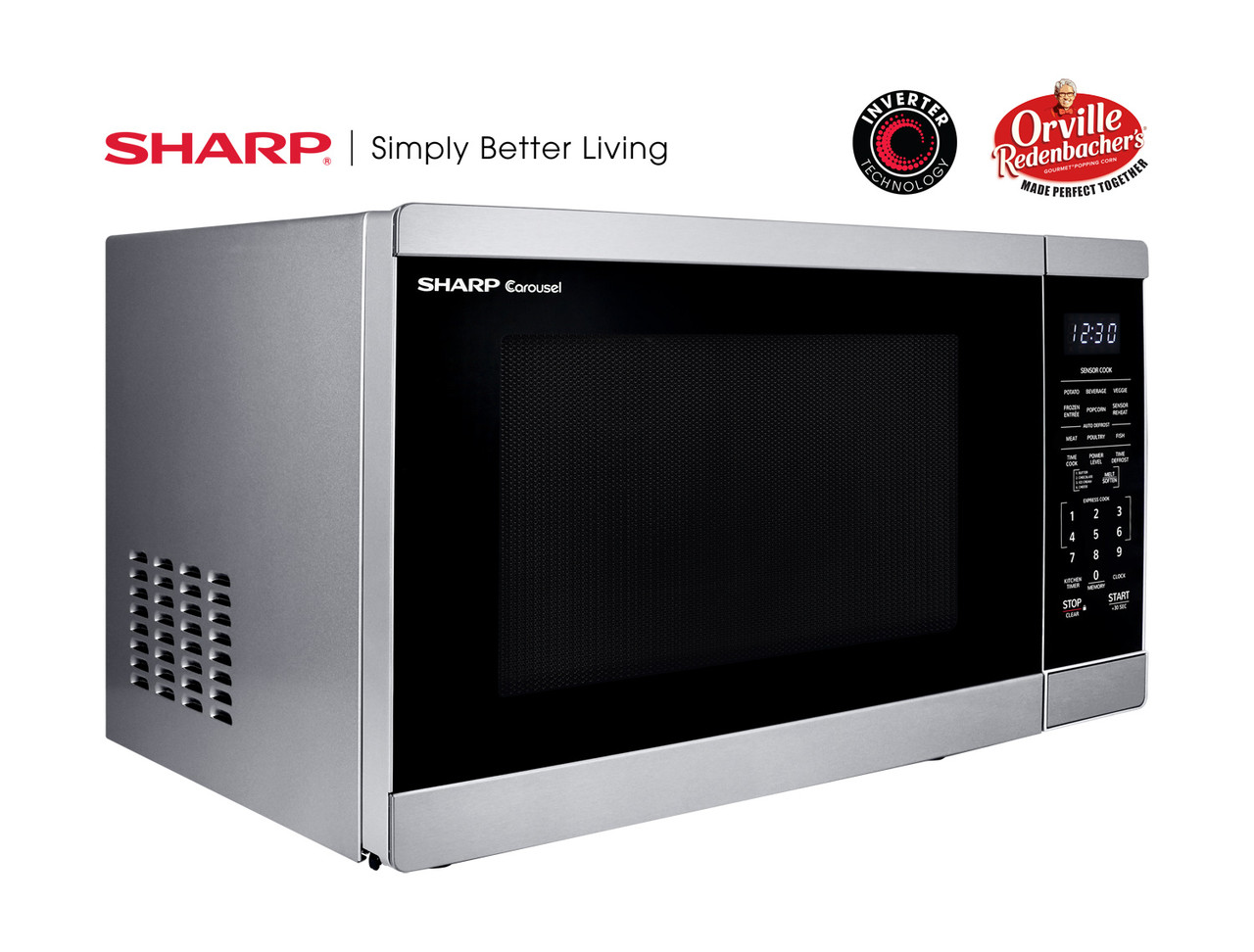 1.4 cu. ft. Countertop Microwave Oven with Inverter Technology SMC1465HM