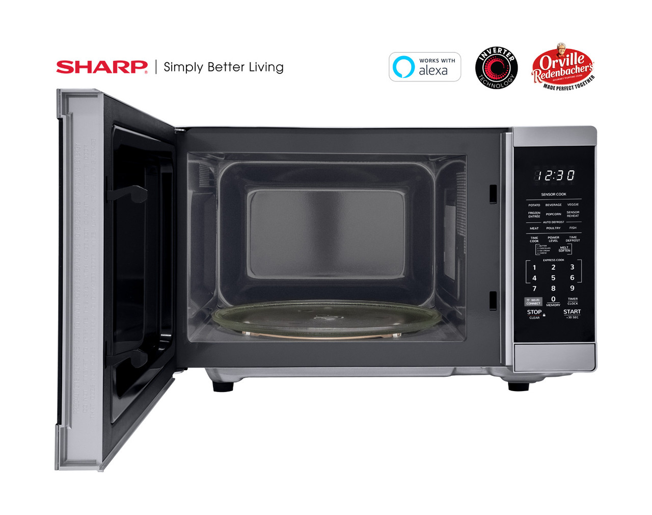 1.4 cu. ft. Smart Countertop Microwave Oven SMC1469HS