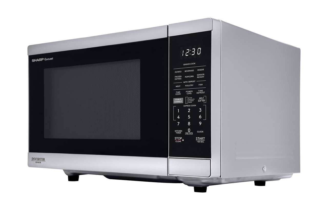 1.4 Cu. Ft. 1100w Smart Stainless Steel Microwave Oven With Inverter Technology view 4