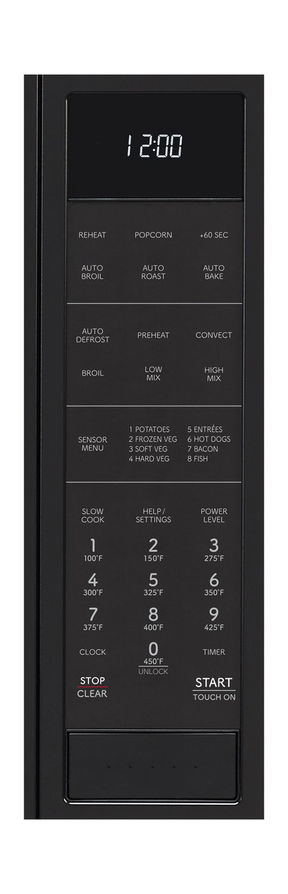 1.5 Cu. Ft. 900w Black Convection Countertop Microwave Oven view 10